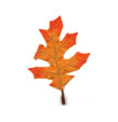 Decoration - Orange Leaf