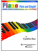 Cover - Piano Plain & Simple, Adult Beginners' Piano Book