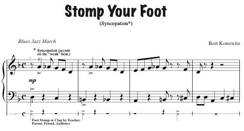 Stomp Your Foot-Jazz Fun Sample