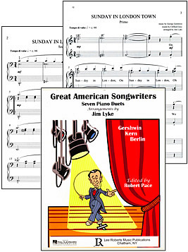 Great Amercan Songwriters - Cover and Sample Pages: Sunday in london Town, Primo and Secondo