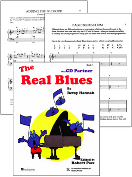 The Real Blues - Cover and Sample Pages: Basic Blues Form, and Adding the IV Chord