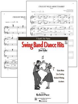 Swing Band Dance Hits - Cover and Sample Pages: I'm Just Wild About Harry, Primo and Secondo