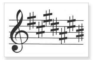 Sharp Key Signature Flashcard-sample