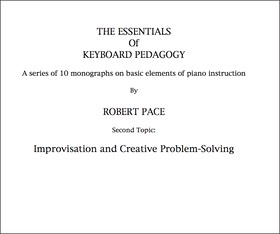Improvisation/Creative Problem-Solving-Robert Pace