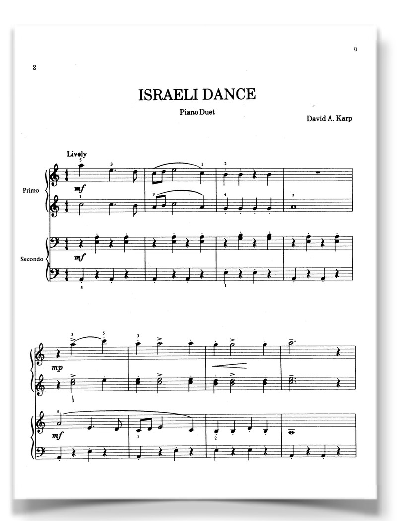 Israeli Dance Duet pg 2
